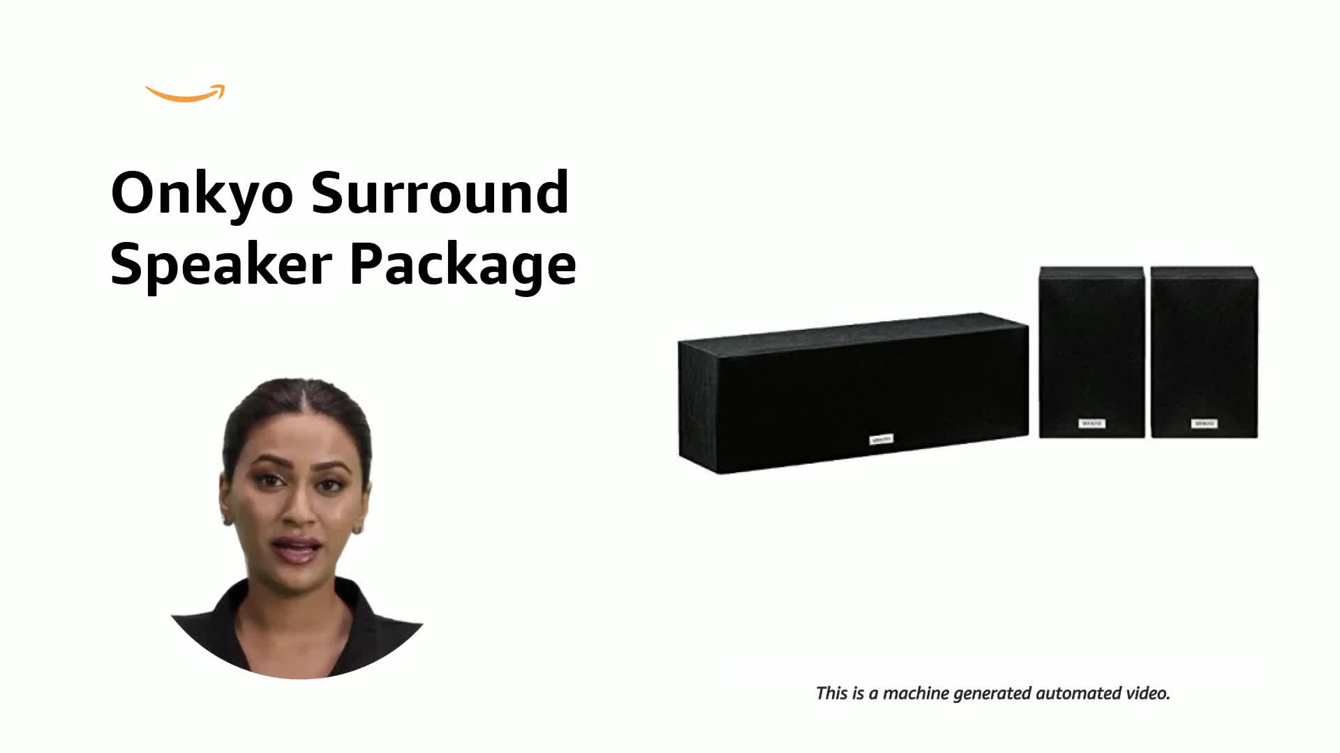 【即日発送】スピーカー　ONKYO SKS-4800(B) Onkyo SKS-4800(B) Center/Surround Speaker Set (3-Piece), Two